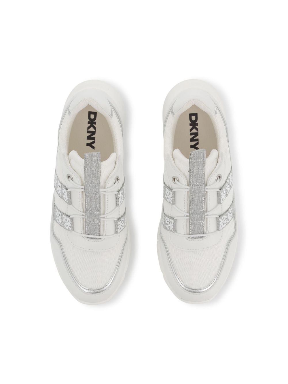 Dkny Kids Sneakers met logoband Wit