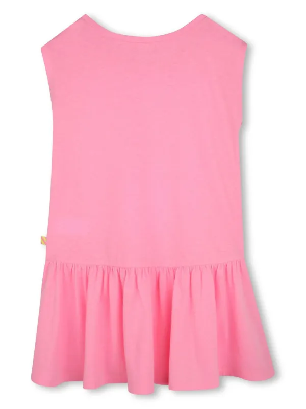 billieblush girls casual dresses Billieblush Glitter Print Dress | Pink