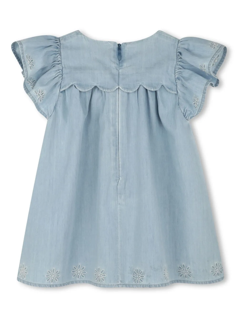 Chloé Kids Jurk met korte mouwen - Blauw