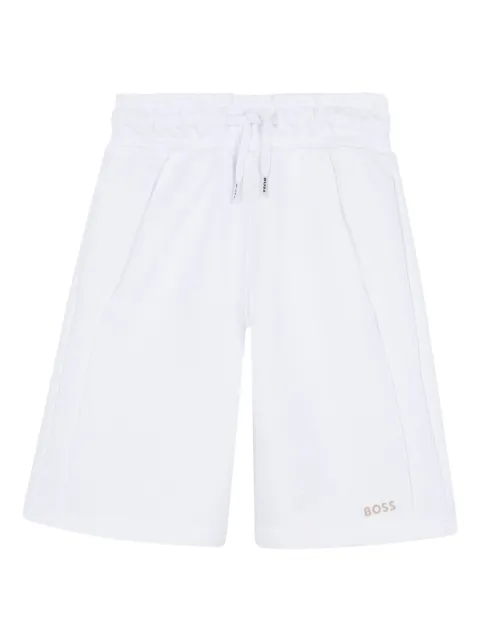 BOSS Kidswear شورت قطن بطبعة شعار الماركة