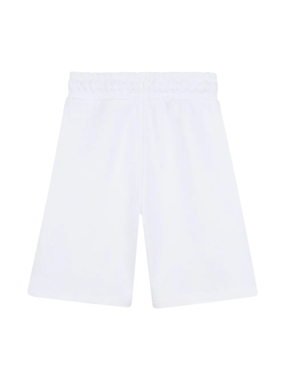 BOSS Kidswear Katoenen shorts met logoprint Wit