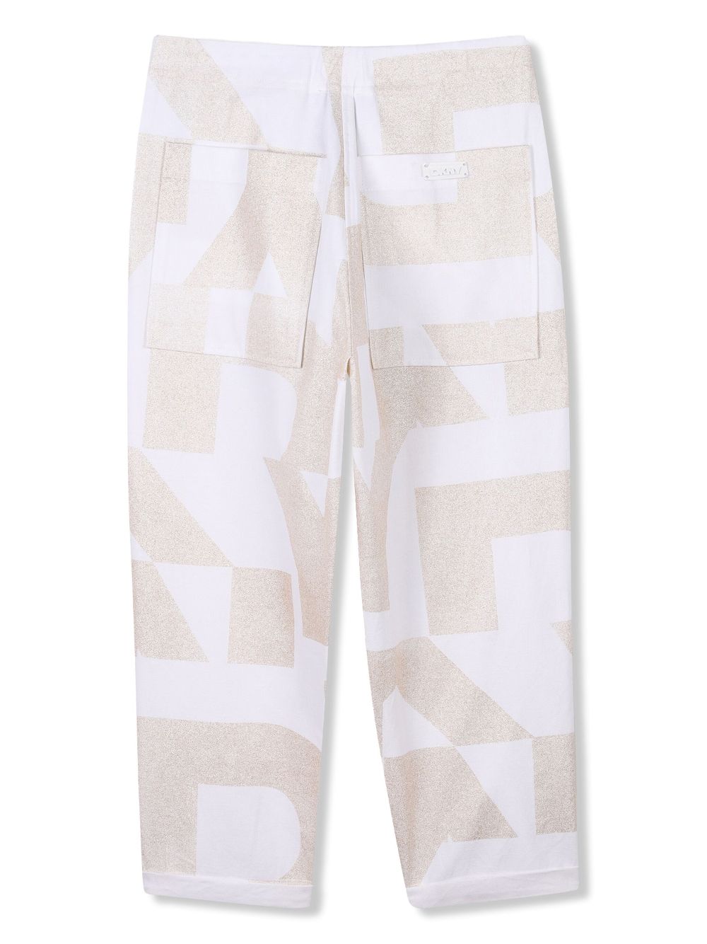 Dkny Kids Broek met logoprint - Beige