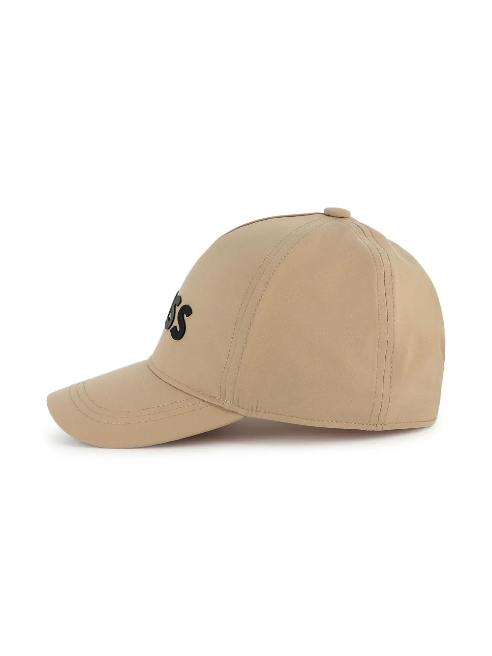 BOSS Kidswear Pet met rubberen logo Beige