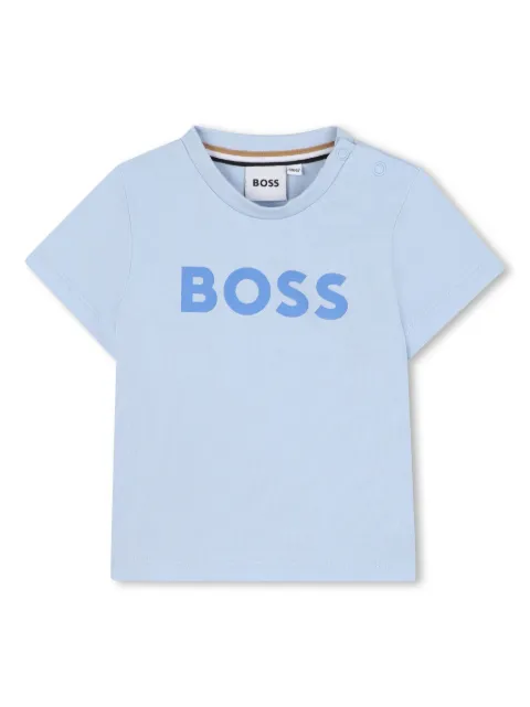 BOSS Kidswear playera con logo estampado
