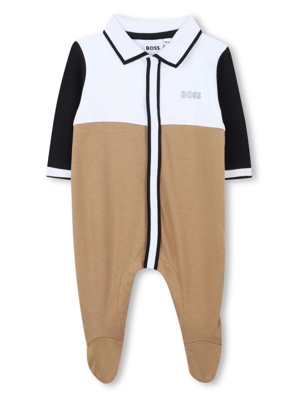 BOSS Kidswear colourblock pajamas - Neutrals