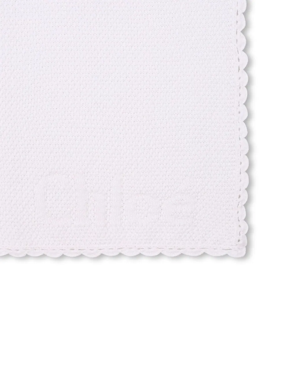 Chloé Kids Deken met logo Wit