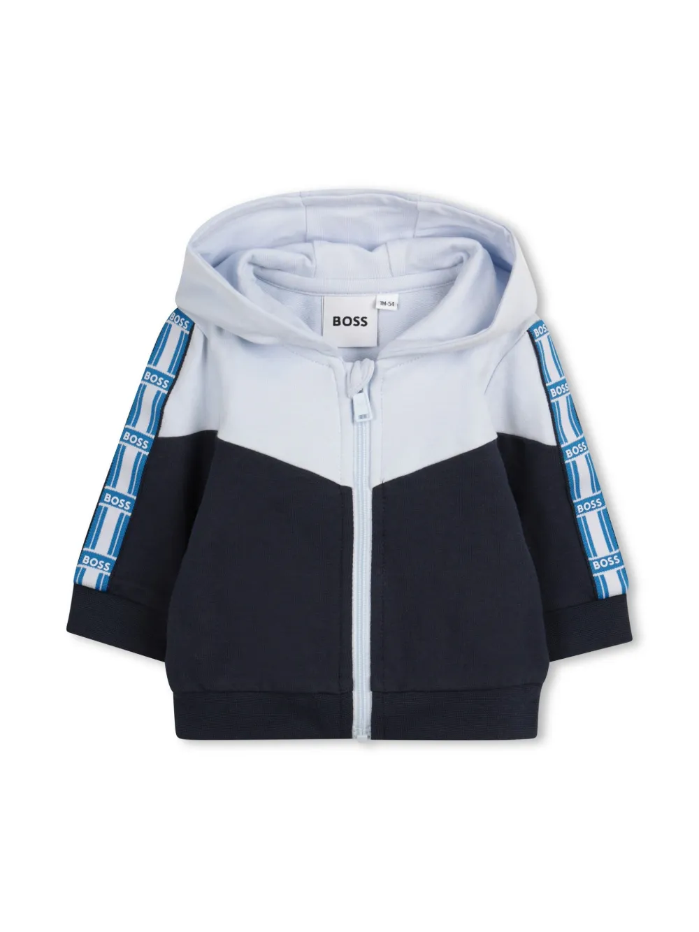BOSS Kidswear Trainingspak met logoprint Blauw