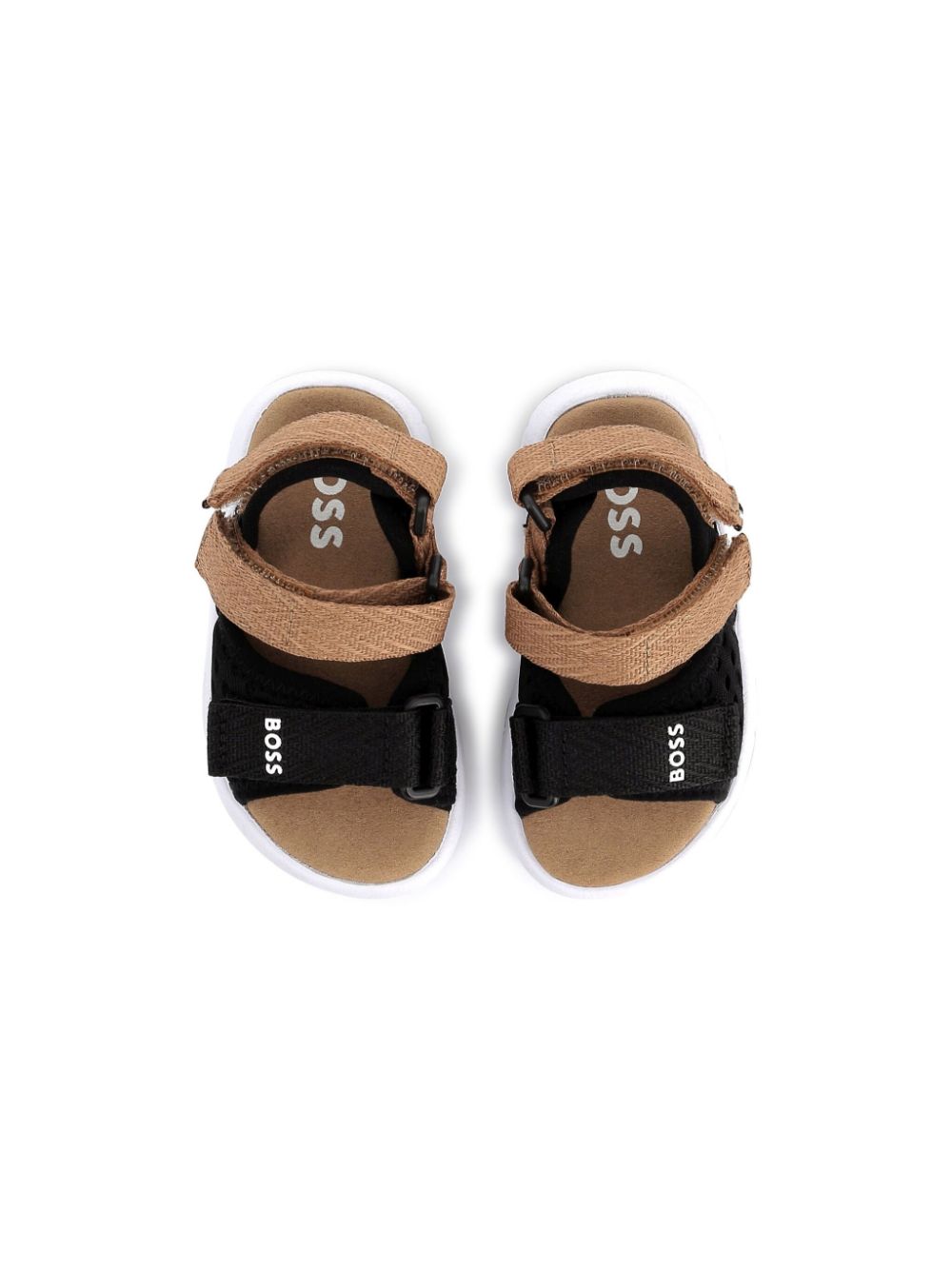 BOSS Kidswear Mesh sandalen Zwart