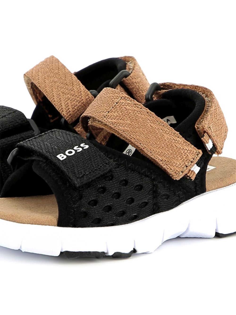 BOSS Kidswear Mesh sandalen Zwart