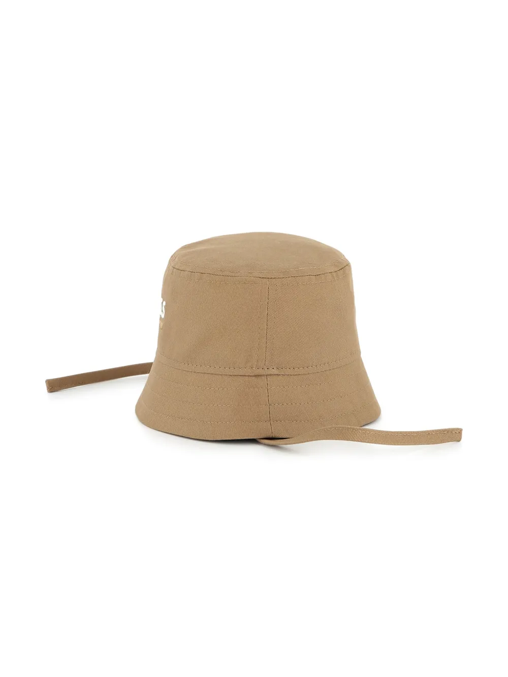 BOSS Kidswear Vissershoed met geborduurd logo Beige