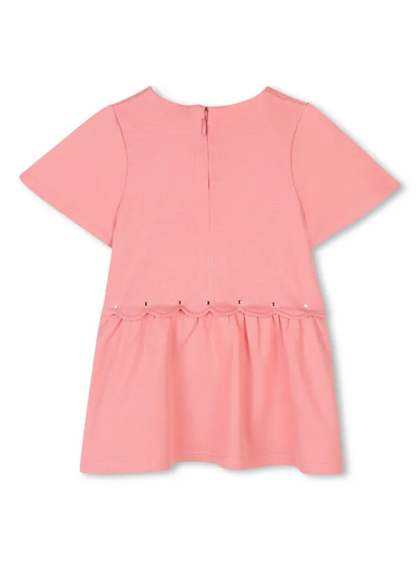 chloe kids logo embroidered dress Chloe Dress main image 0