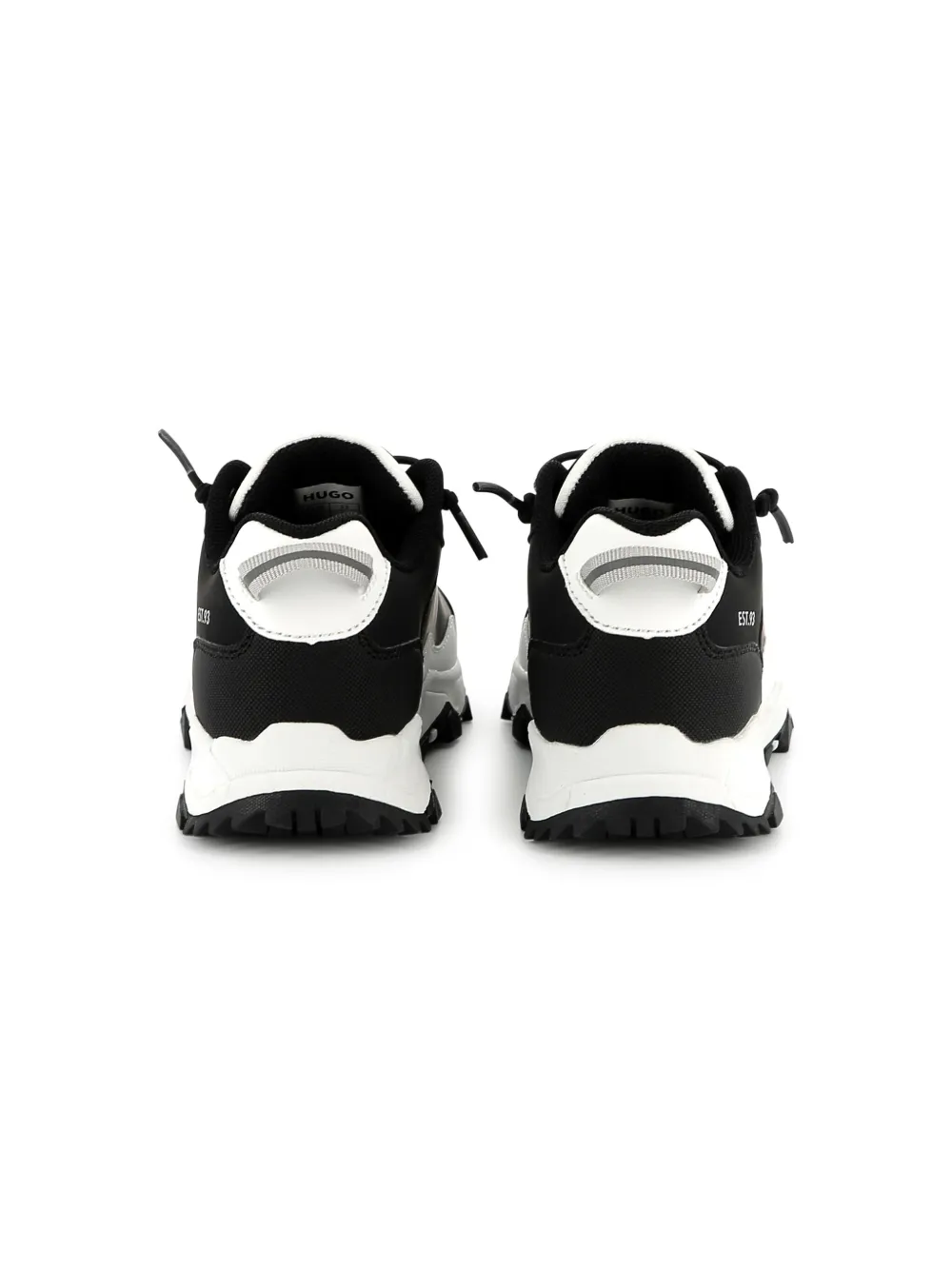 HUGO KIDS logo-print sneakers Black