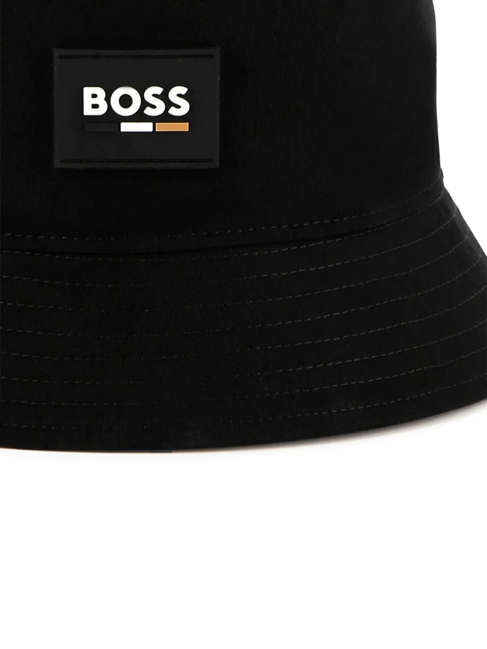 BOSS Kidswear Vissershoed met logopatch Zwart