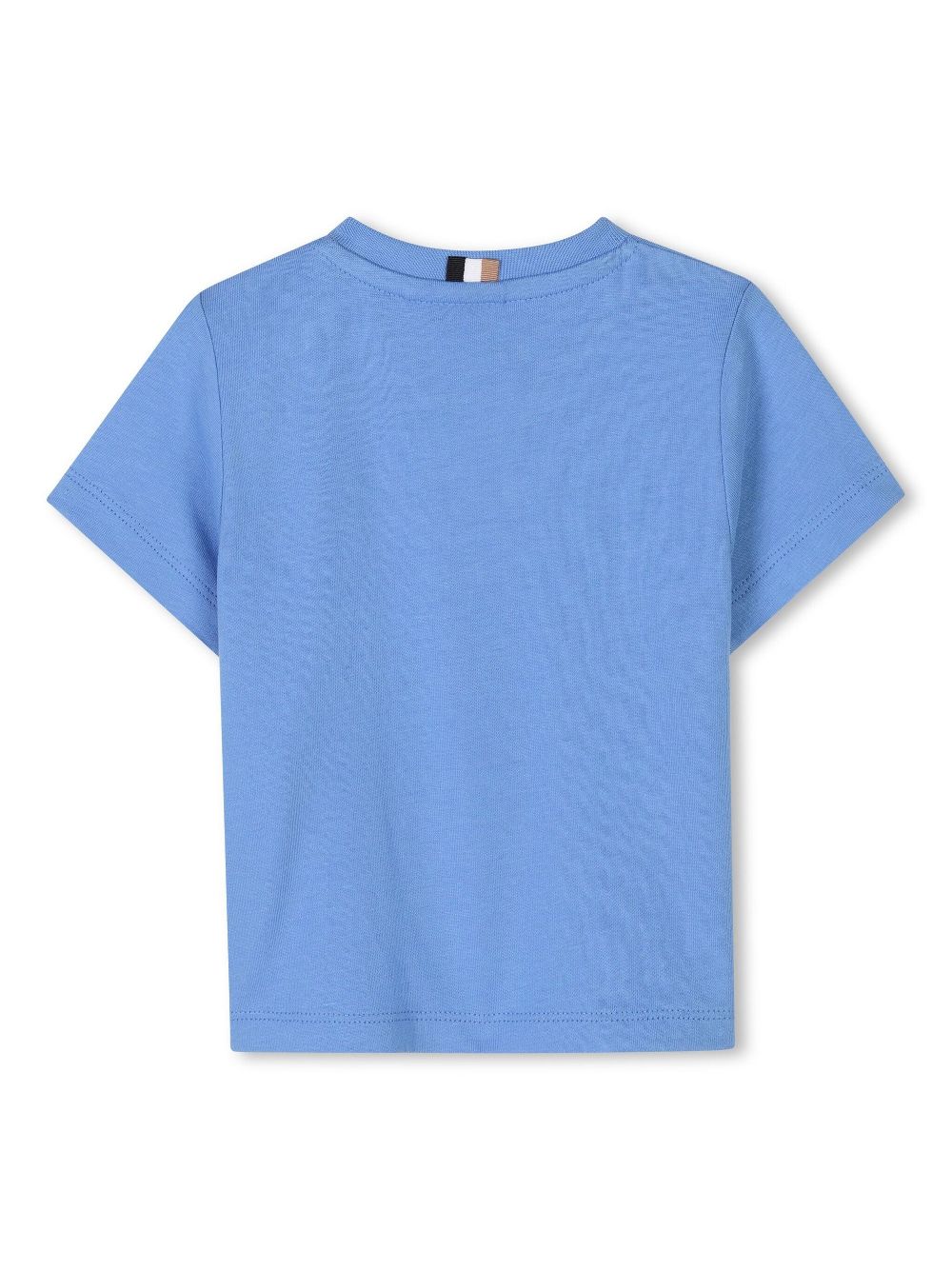 BOSS Kidswear T-shirt met logoprint - Blauw