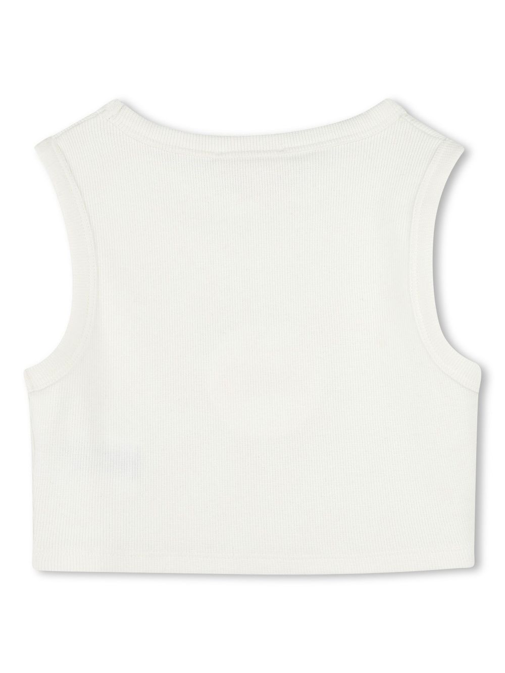 Chloé Kids Top met geborduurd logo - Beige