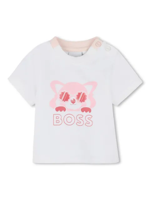 BOSS Kidswear fine-ribbed trousers (set of two)