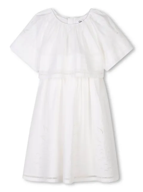 Chloé Kids broderie-anglaise dress
