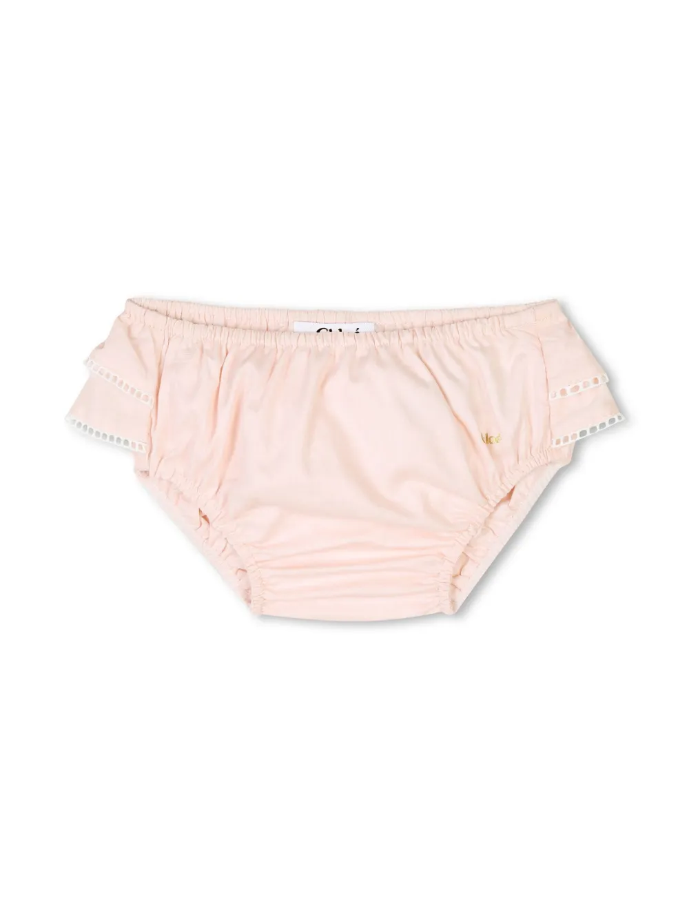 Chloé Kids Jurk broekje en muts van biologisch katoen Roze