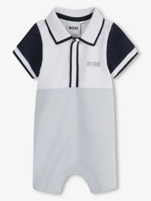 BOSS Kidswear 拼色连体短裤
