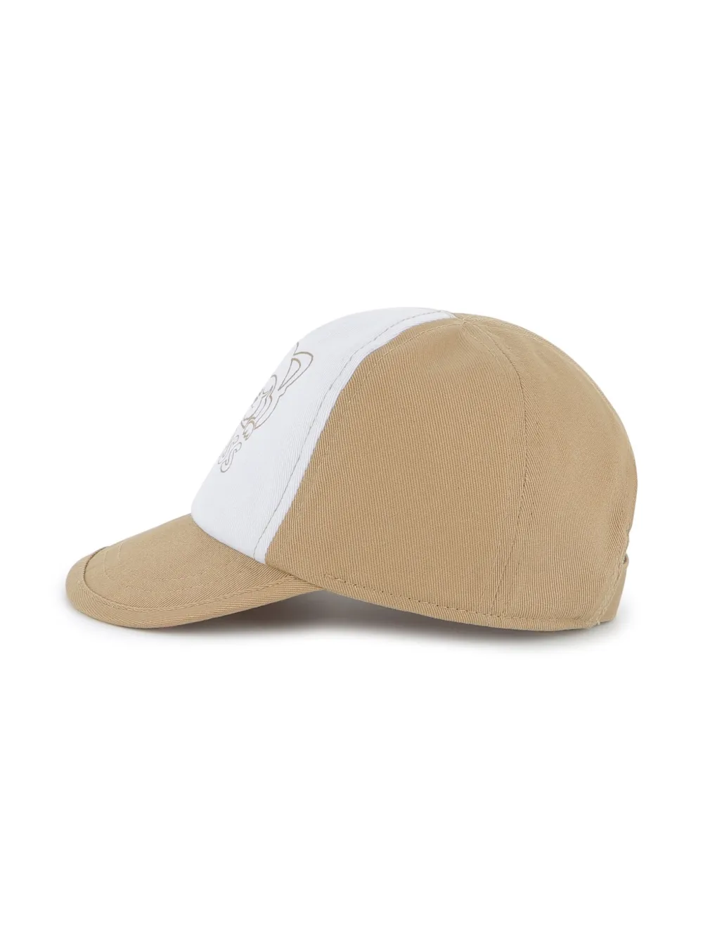 BOSS Kidswear Honkbalpet met logoprint Beige