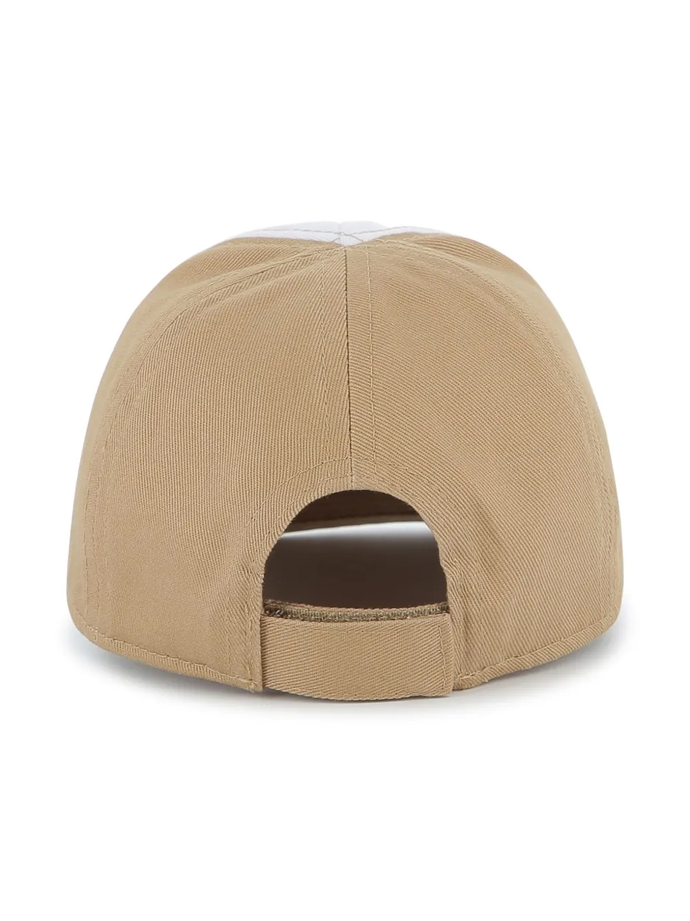 BOSS Kidswear Honkbalpet met logoprint Beige