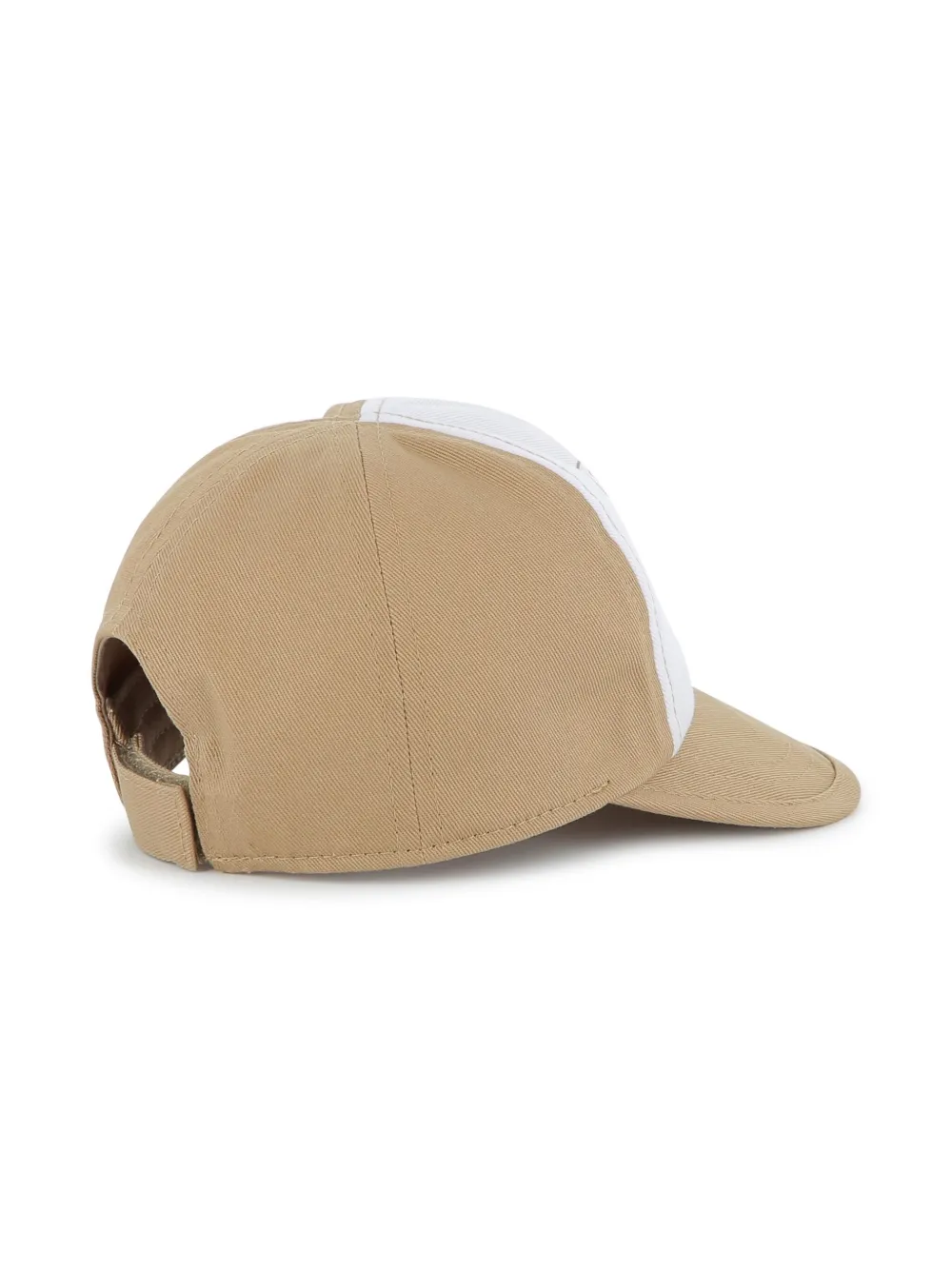 BOSS Kidswear Honkbalpet met logoprint - Beige