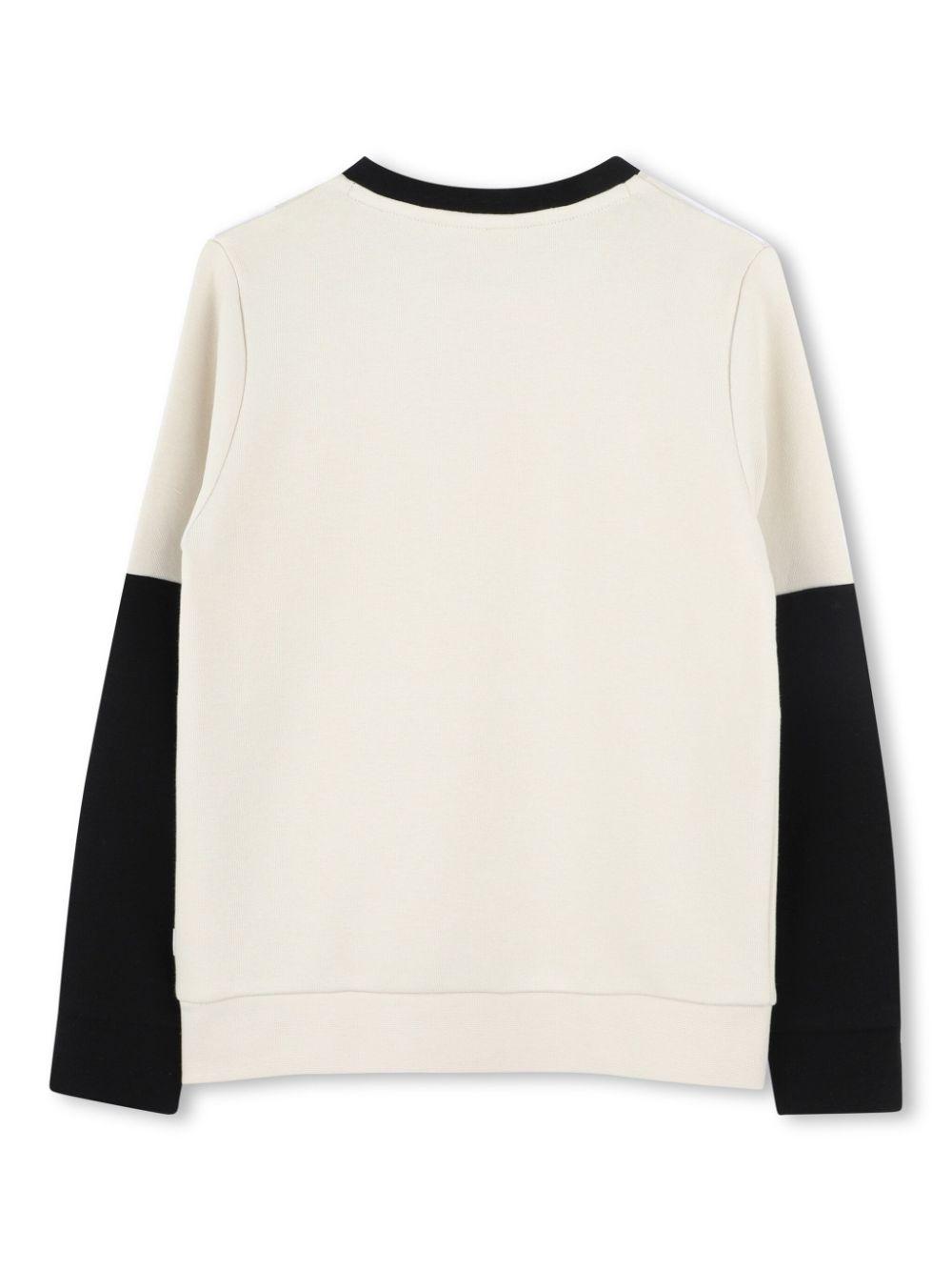 BOSS Kidswear logo-print crew-neck sweatshirt - Neutrals