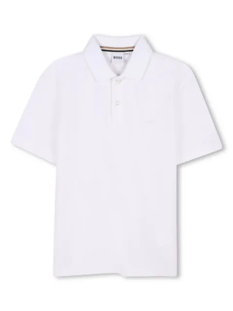 BOSS Kidswear logo-print short-sleeve polo shirt