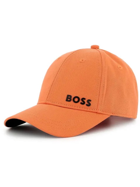 BOSS Kidswear logo-patch cotton baseball cap