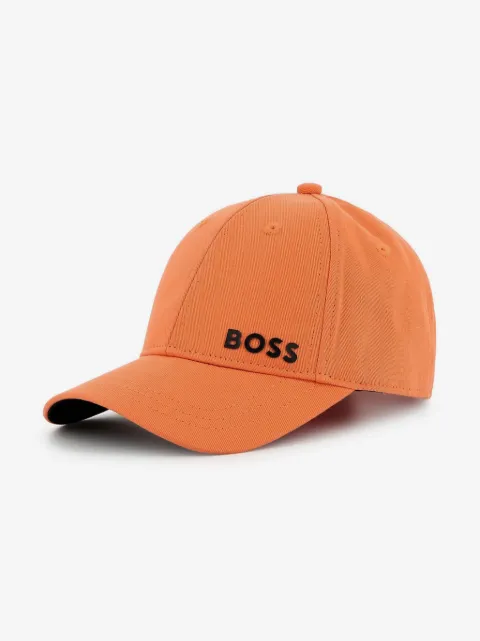 BOSS Kidswear logo-patch cotton baseball cap