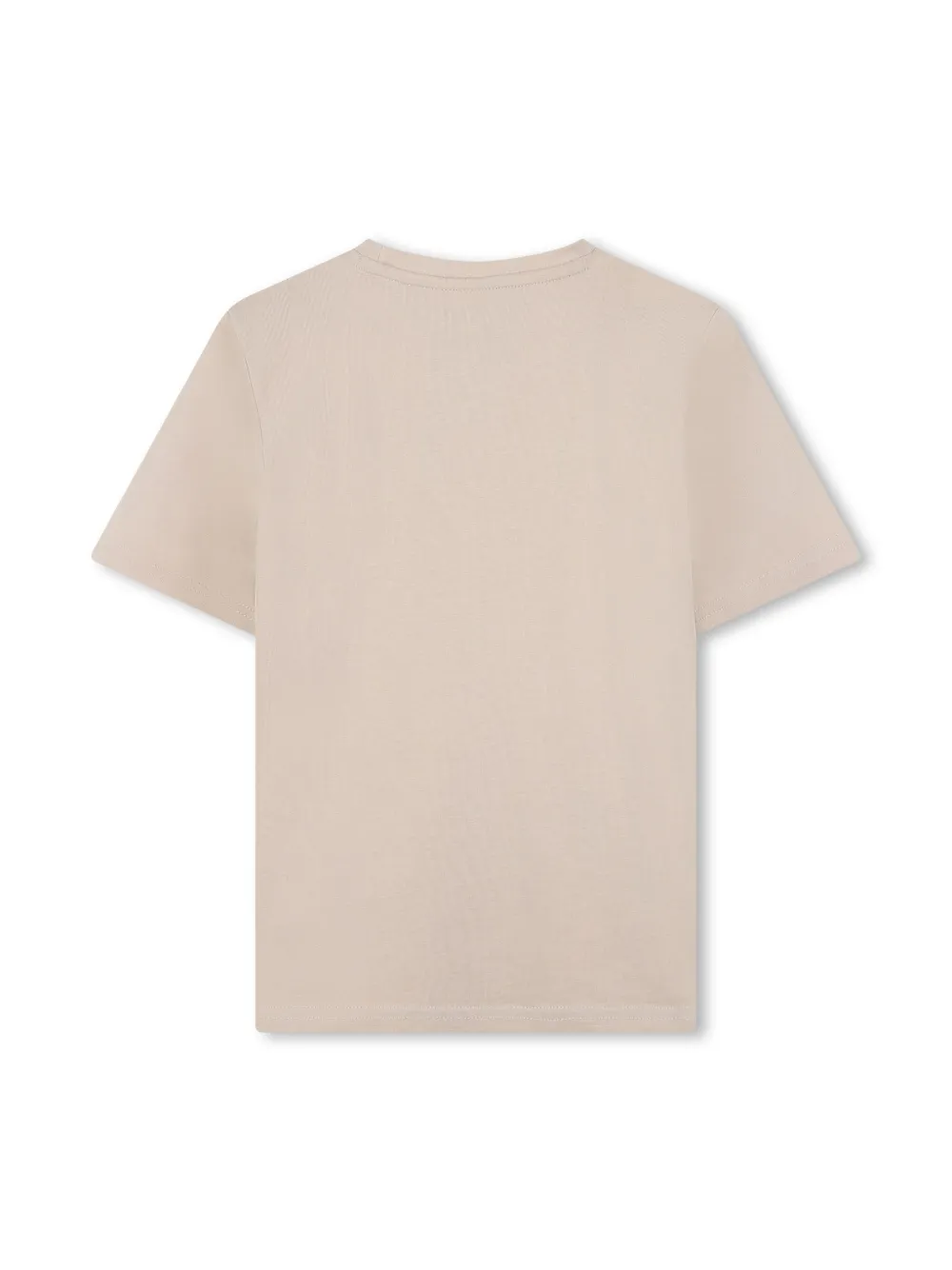 BOSS Kidswear Katoenen T-shirt - Beige