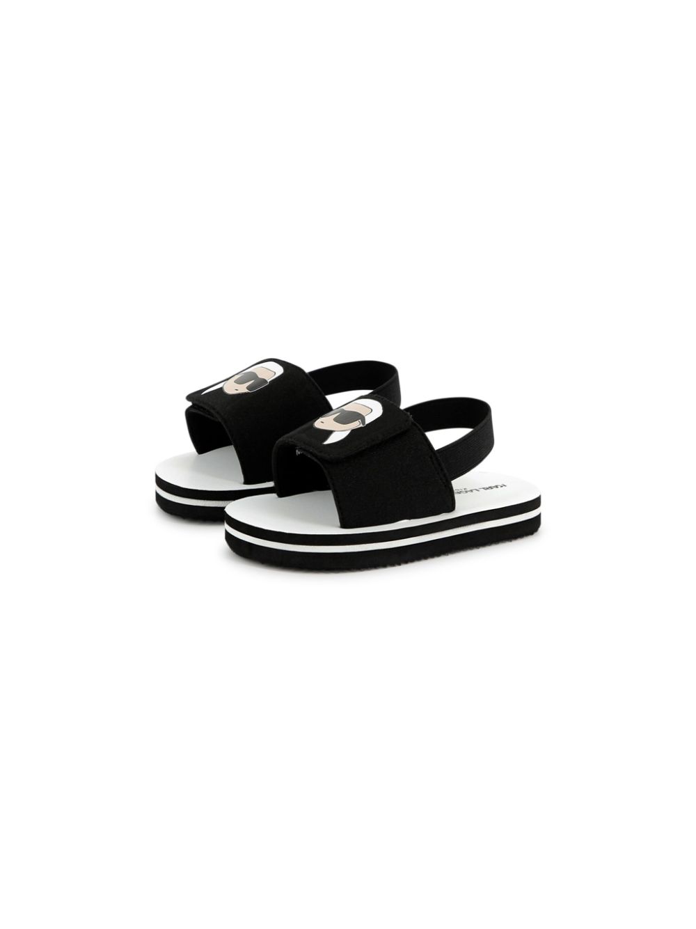 Karl Lagerfeld Kids Ikonik Karl sandals Black