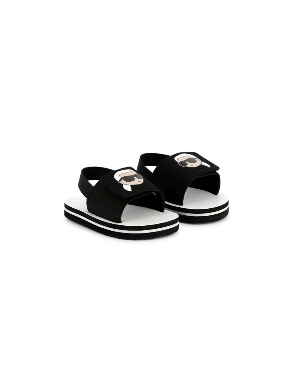 Karl Lagerfeld Kids Ikonik Karl sandals Black