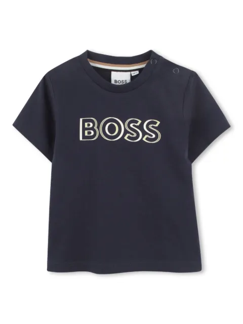 BOSS Kidswear logo-print T-shirt