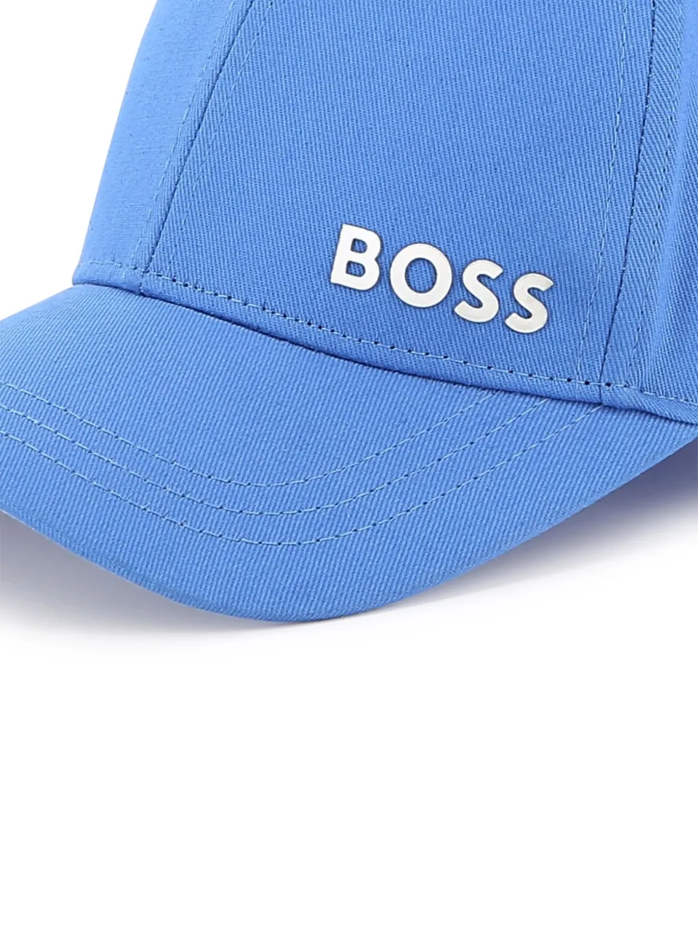 BOSS Kidswear Pet met logopatch Blauw