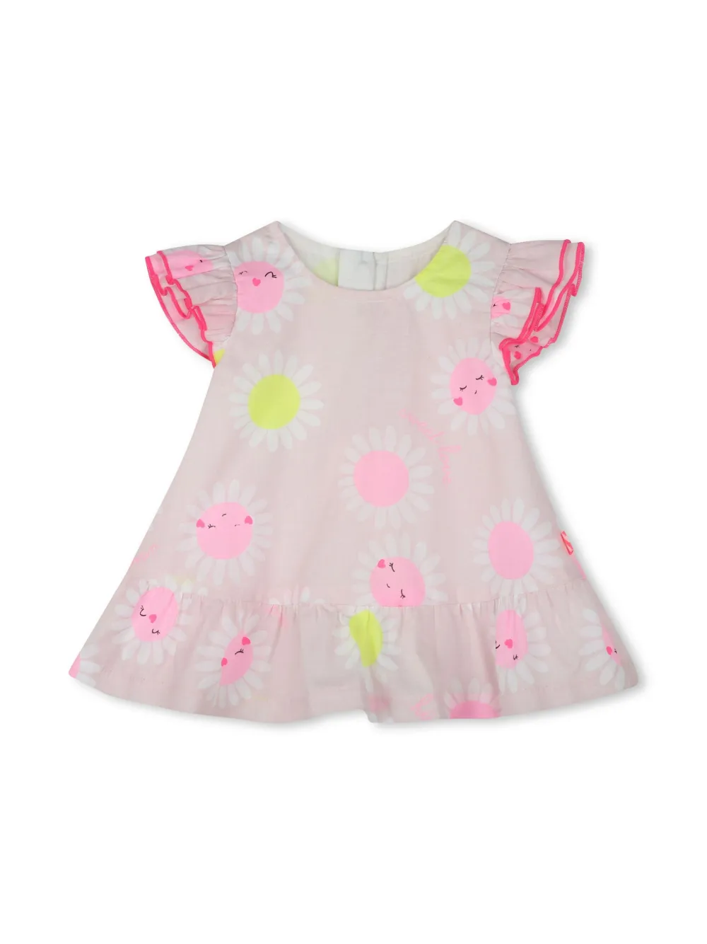 Shop Billieblush Floral-print Dress And Bloomers Set In Pink