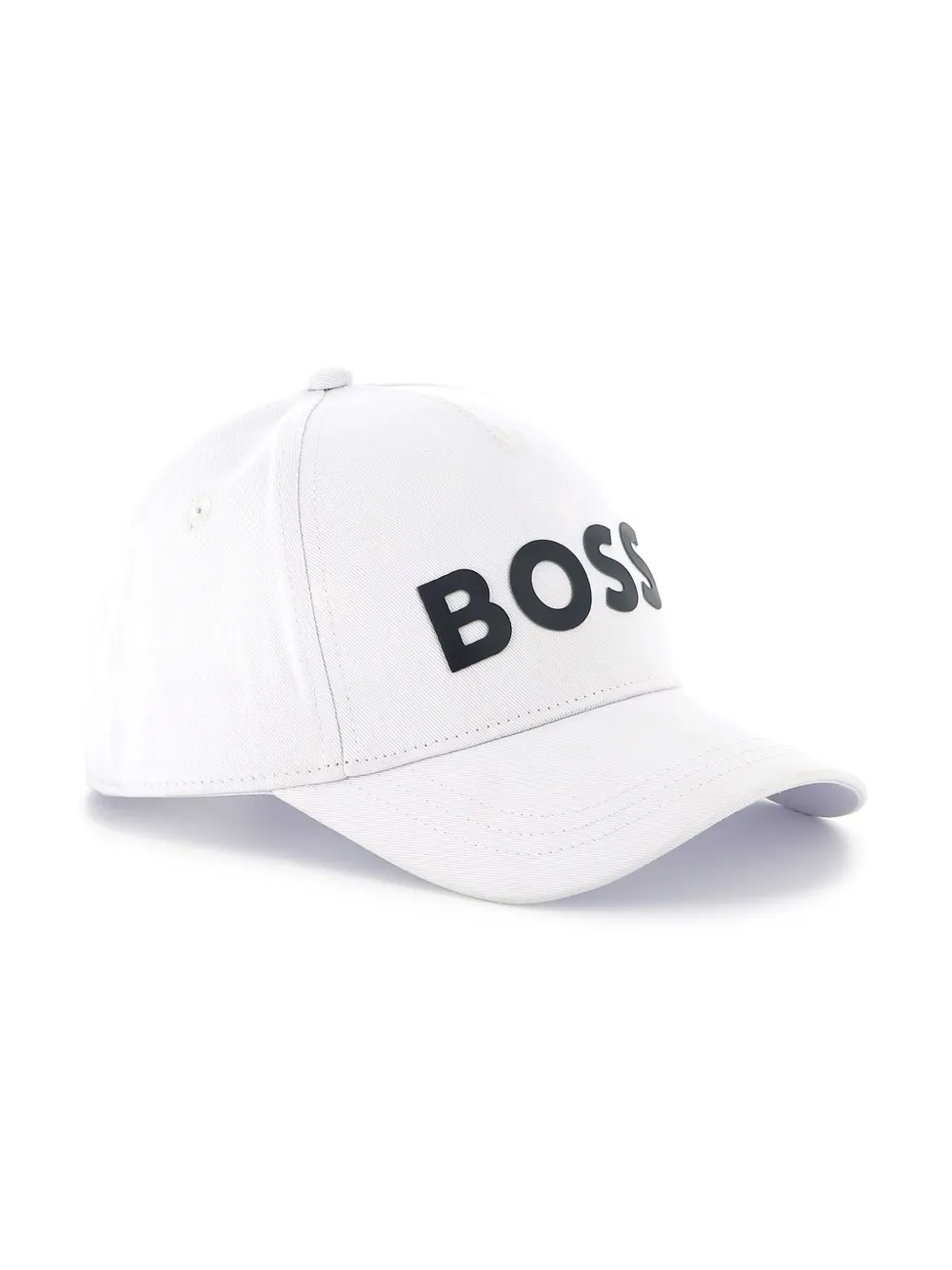 BOSS Kidswear Honkbalpet met logoprint Wit