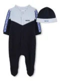 BOSS Kidswear colour-block pajama set - Blue