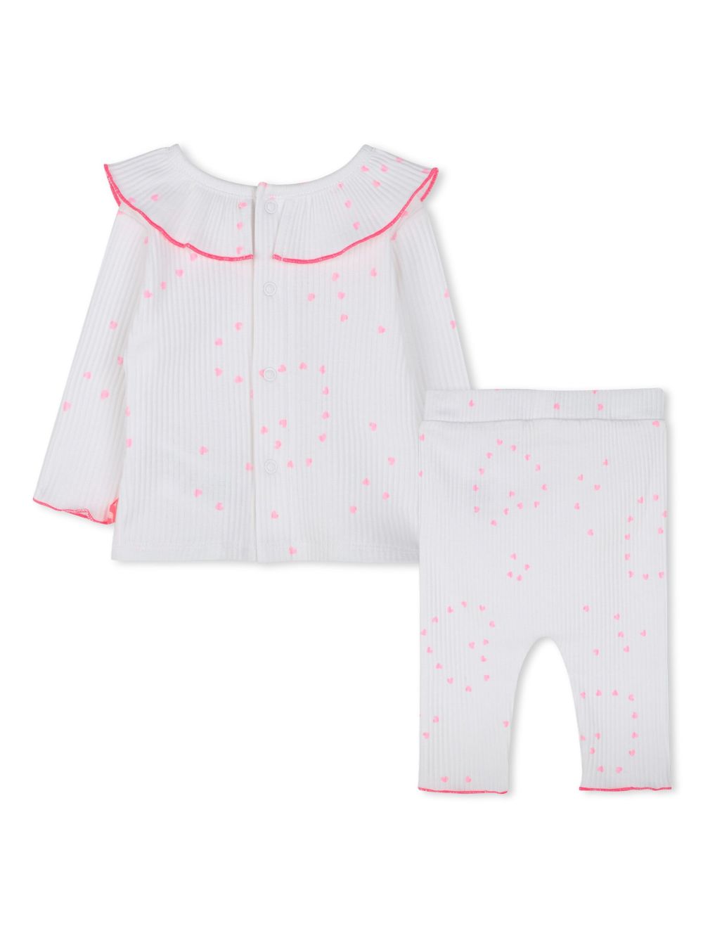 Billieblush Set met hartprint - Wit