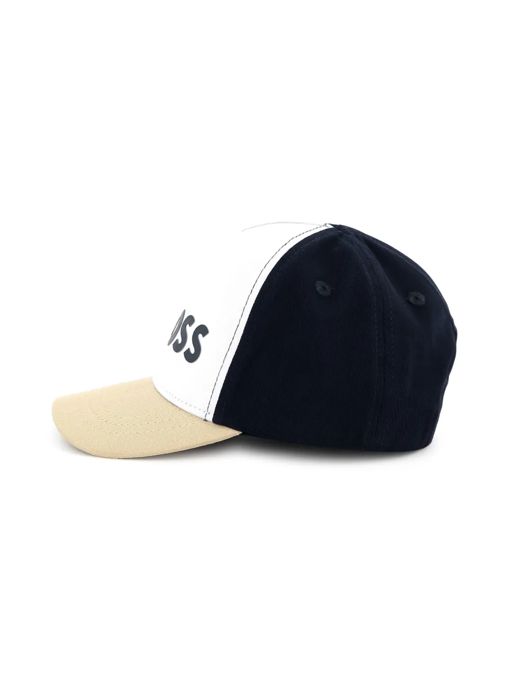 BOSS Kidswear Honkbalpet met logo-applicatie Wit