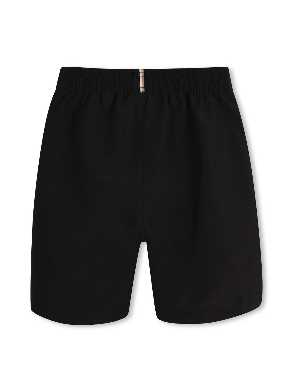 BOSS Kidswear logo-print swim shorts - Black