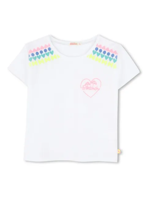 Billieblush playera con logo bordado