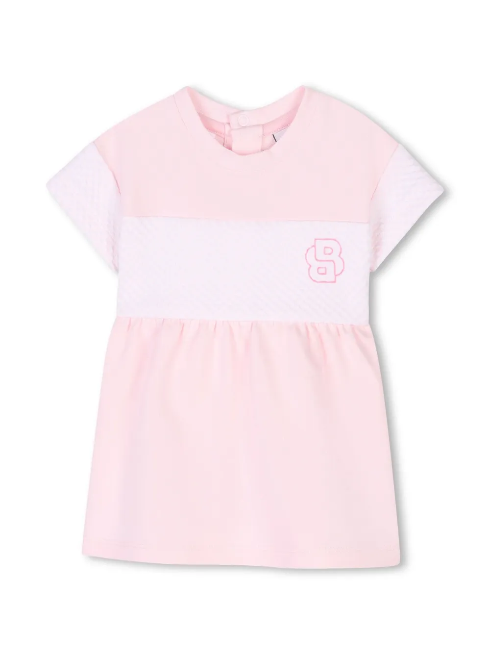 Bosswear Logo-print Dress In Pink