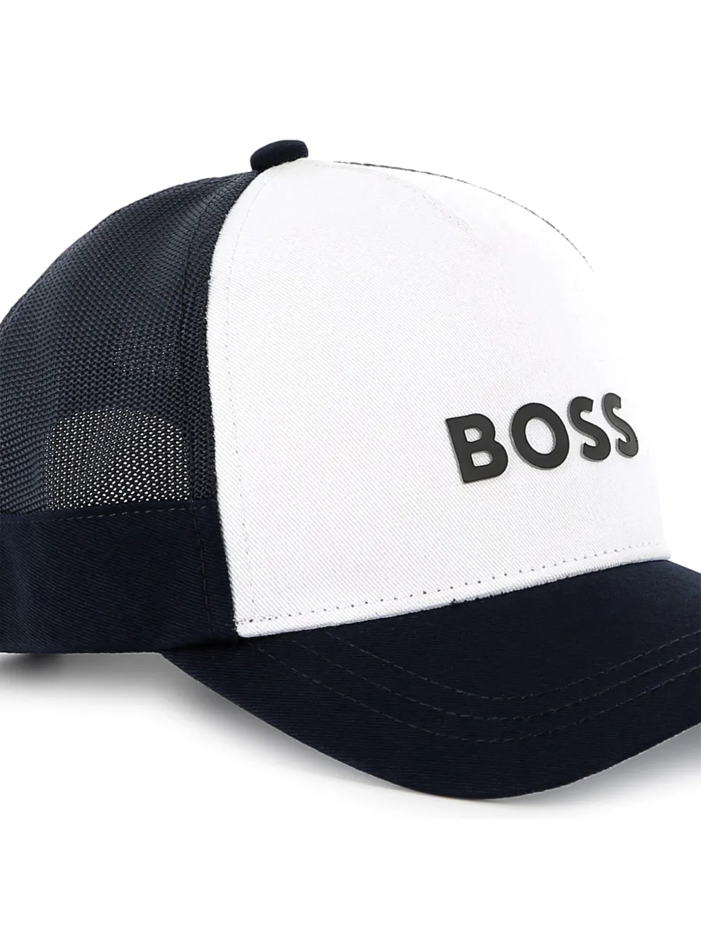BOSS Kidswear Pet met logo Blauw