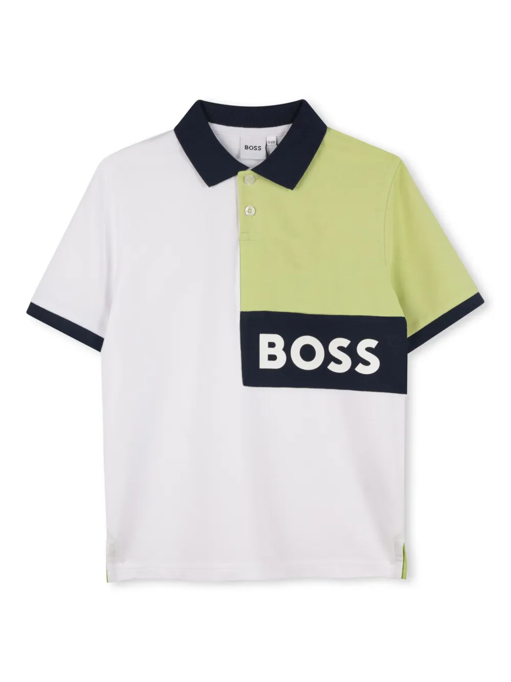 BOSS Kidswear Trainingspak met logoprint Wit