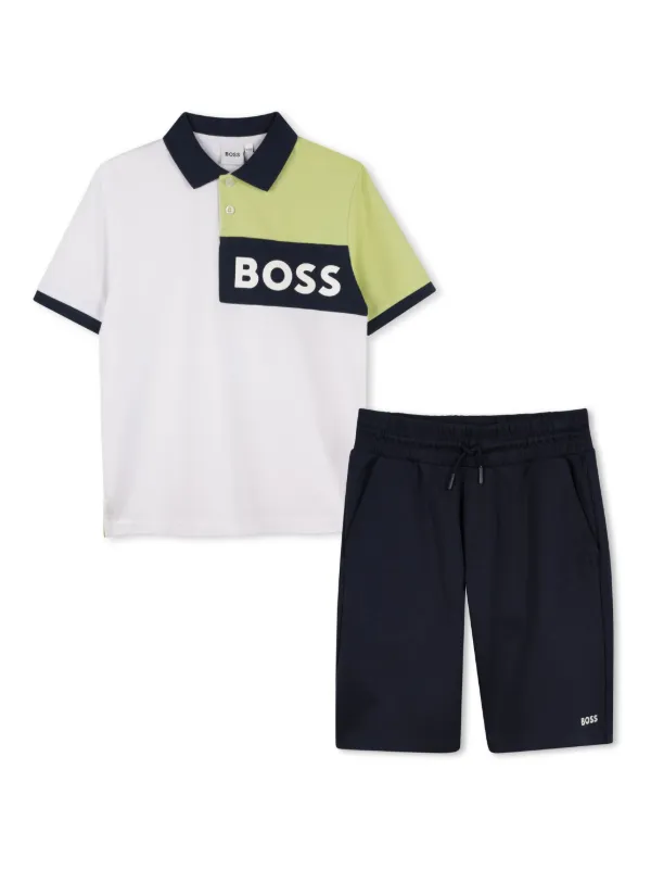 【未使用・タグ付】BOSSキッズ スーツ8Ａ BOSS Kidswear トラックスーツ | ホワイト | FARFETCH JP