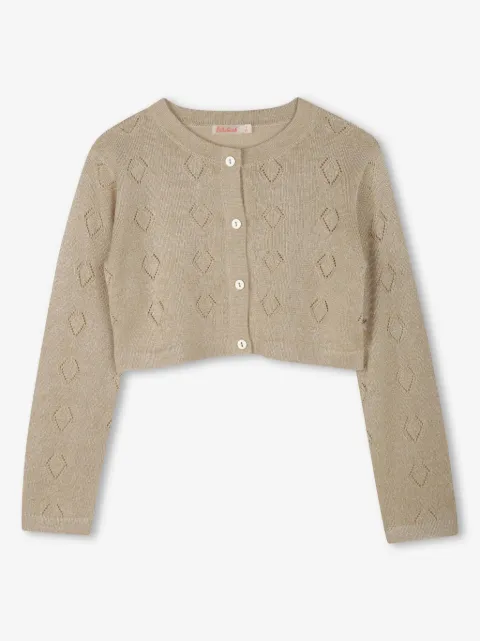 Billieblush cardigan à motif géométrique