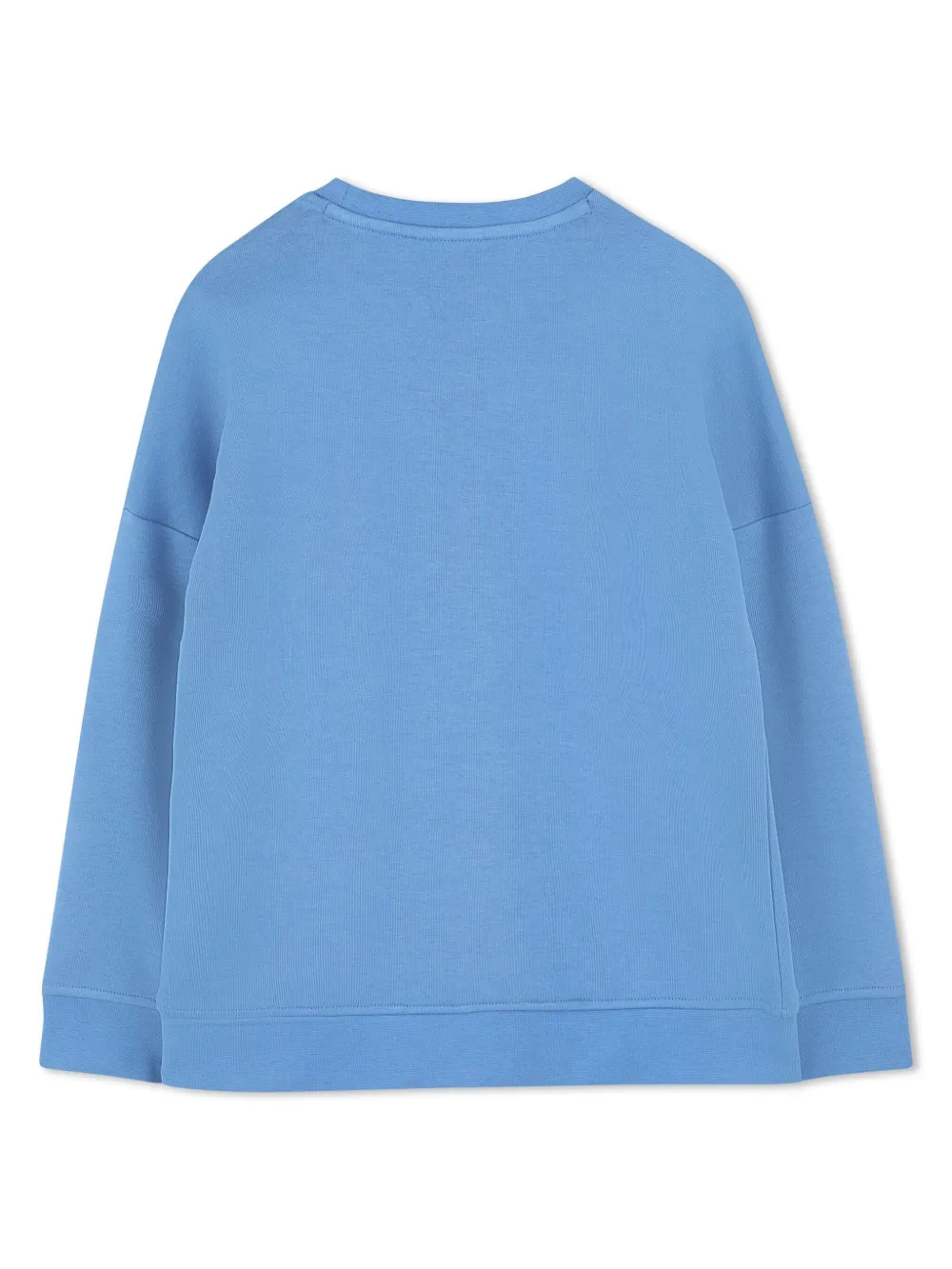 BOSS Kidswear Sweater met geborduurd logo - Blauw