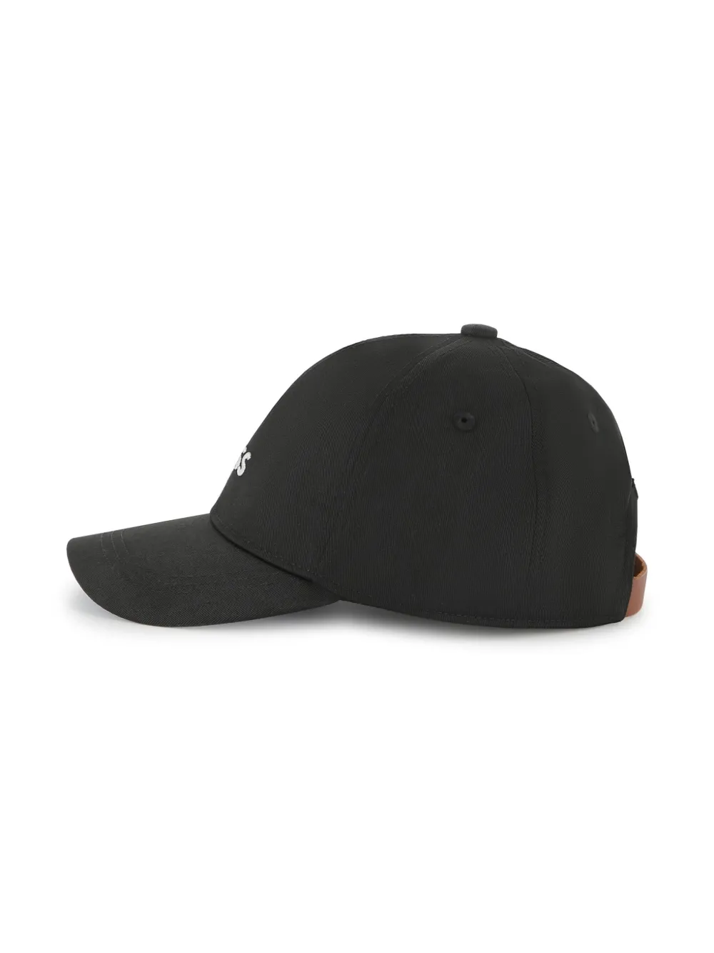 BOSS Kidswear Pet met geborduurd logo Zwart