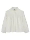 Chloé Kids ruffle-collar blouse - White